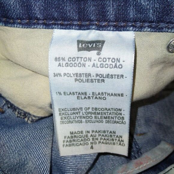 Levi's Women's Denim Pencil Skirt with Pockets and Back Slit | Size 4 | Y2K - Picture 4 of 9